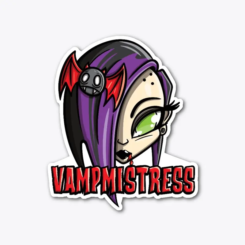 VampMistress Die Cut Sticker